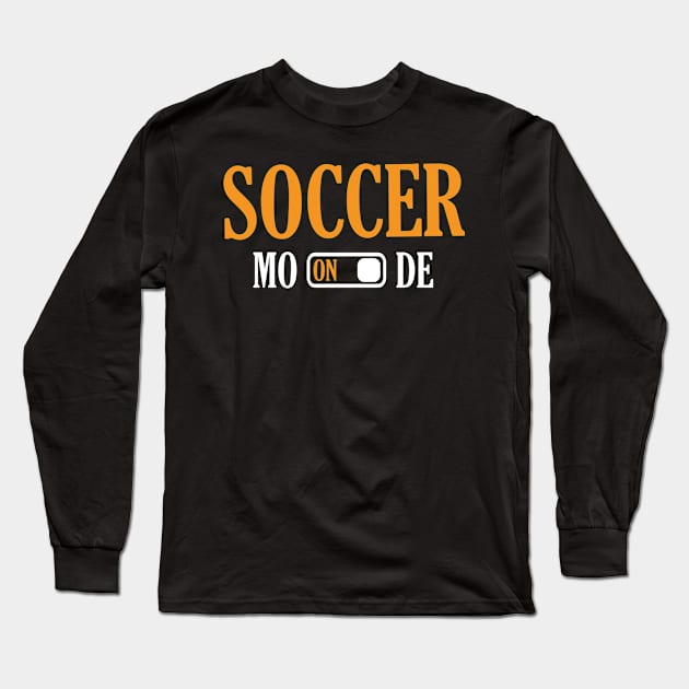 Soccer Sport On Long Sleeve T-Shirt by Tribun Dash